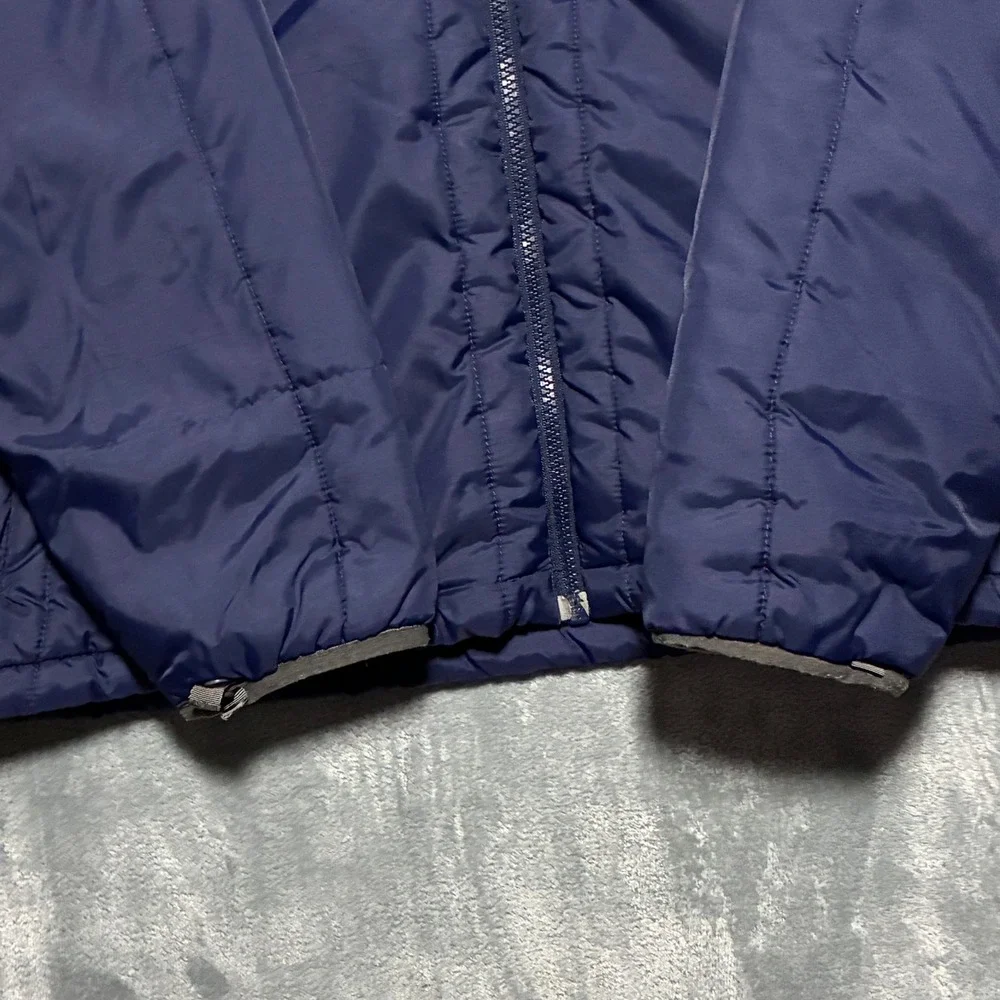 The North Face Nylon Quilted Full Zip Puffer Jacket‎ Mens XL? Navy Blue
